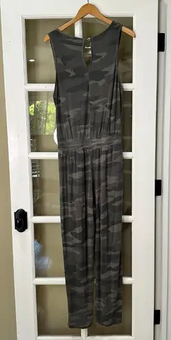 Splendid Camo Knit Jumpsuit Onesie Pantsuit - large