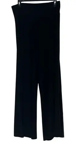 Talk of the Walk Black Vintage Wide Leg Stretchy Flowy Dress Pants XL Party Glam