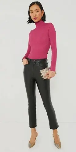 NWT Hyacinth House Elle Woods Pink Turtleneck S | Glitter Knit Top | Retail $120