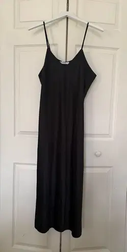 Cheibear Satin Pajama Dress Camisole Midi Nightdress V