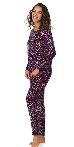 Cuddl Duds NWOT Silky Velour Long Sleeve Pullover With Jogger 2pc Pajama Set