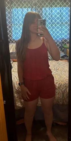 One Piece Red Romper 