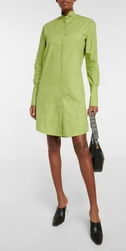 Loewe Cotton shirt dress in Lime Green sz FR 38 US 4-6