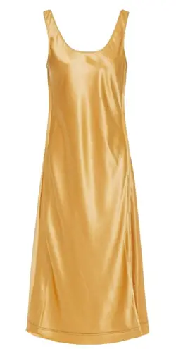 Acne Studios Satin slip dress Gold US 10