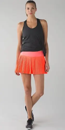 Lululemon Pleat To Street Skirt Coral Size 8