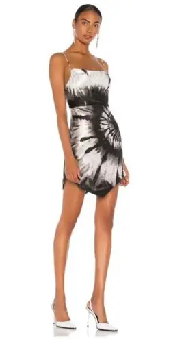 Retrofête RETROFETE Auris Dress in Black Tie Dye Size X-Small