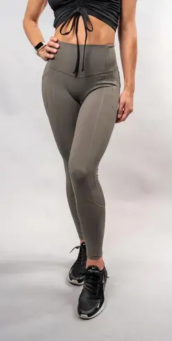 Till You Collapse Til You Collapse Light Green High Waisted Activewear Leggings