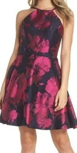 XScape  floral brocade fit and flare dress size 8