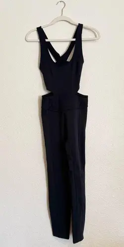 NWOT Free people FP Movement Back It Up Jumpsuit Black