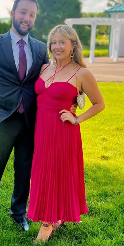 Alex Marie Magenta designer Dress