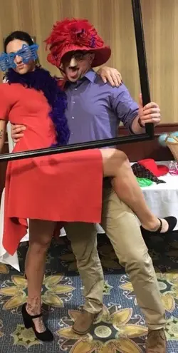 TY-LR The Odessa women’s asymmetrical Knit dress in Rust size small S