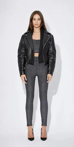 RTA Sibille Legging Black Lurex Womens Size Small