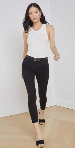 L'Agence L’Agence Margot skinny high rise 28 Noir retail‎ $245