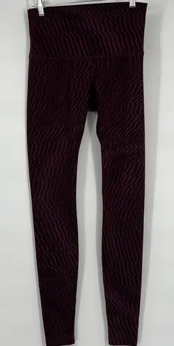 Lululemon Purple pinkish Black Patterned Leggings Size 8