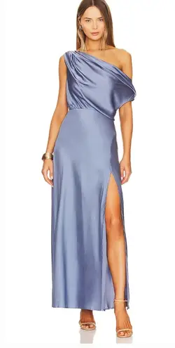 ASTR the Label Monroe Dress in Slate Blue Size XS