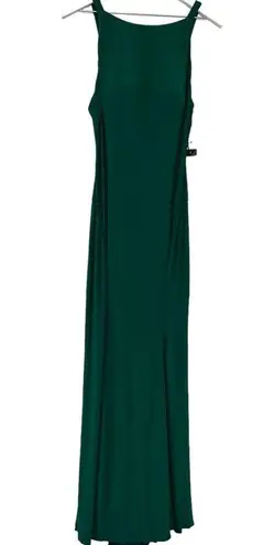 Mac Duggal Leena FOR  25220I Emerald Green Gown Size 8