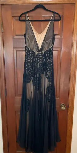 Sue Wong Nocturne tulle and beaded gown size 12
