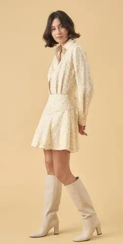 MON RENN BANKS PRINT MINI DRESS