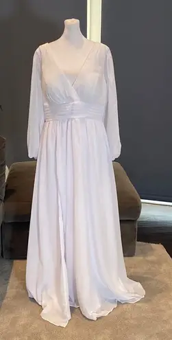 Women’s Full Length Chiffon V