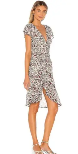 Majorelle  Elaine Midi Dress In Leopard Multi xs