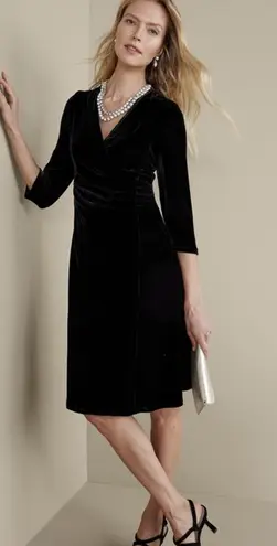 Soft Surroundings Velvet Hyannis Dress