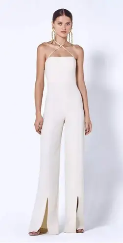 Alexis NWT Rohani Halter Jumpsuit New Size medium. Elegant Cream Jumpsuit