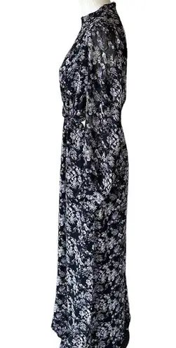 Lush Clothing NWT Lush Long Sleeve Floral Maxi with Side Cut Out