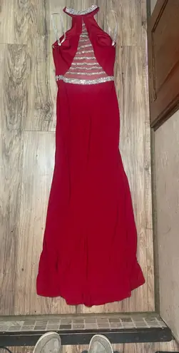 Madison James Red Prom Dress