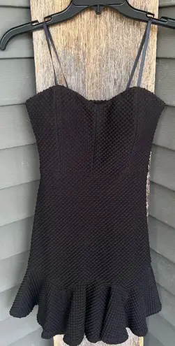 City Studios Black Textured Dress