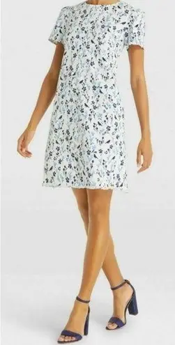 Draper James  Denim Floral Bird Print Dress Size 2