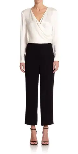 St. John Liquid Crepe Cady Colorblock Jumpsuit Size 14