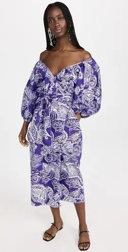 Mara Hoffman 💕💕 Fila Dress ~ Purple with White Abstract Print Small S NWT - Image 4