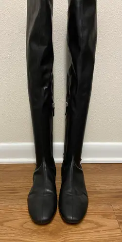 ZARA Flat Thigh High Boots