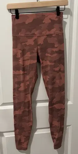 Lululemon  Align High-Rise Pant 28" Heritage 365 Camo Brier Rose Multi Size 6 - Image 1