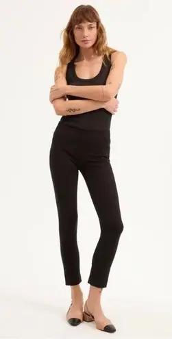 Veronica Beard Zip Back Scuba Pant Black Size 6