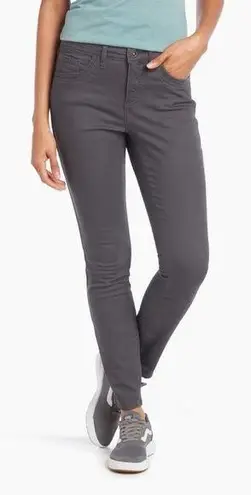 Kuhl Women’s Kontour Skinny Pants Mid Rise Outdoor Hiking in Pavement Gray 10