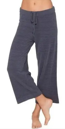 Barefoot Dreams CozyChic Ultra Lite Culottes Blue Lounge Pants SMALL