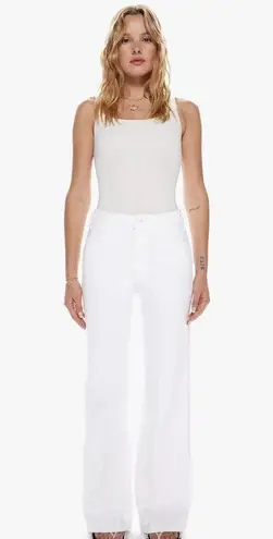 MOTHER Denim MOTHER The Hustler Roller Skimp White Jeans, Size 27 New w/Tag SOLD OUT