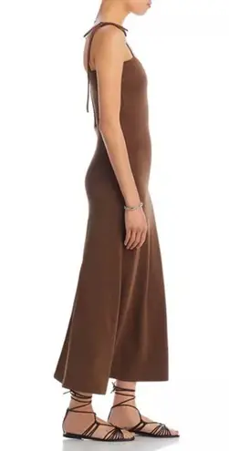 By Malene Birger Catania Tie Strap Midi Dress in Brown, Size M New w/Tag Brown Size M