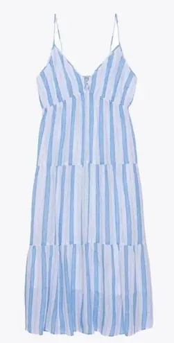 Reiss Avril Dress Gibson Stripe, Size Medium, $248