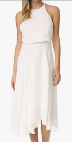 Halston Heritage white dress, size 0, open on one side