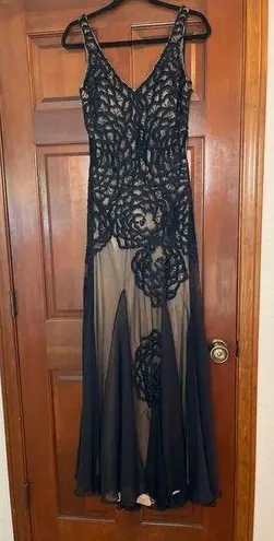 Sue Wong Nocturne tulle and beaded gown size 12