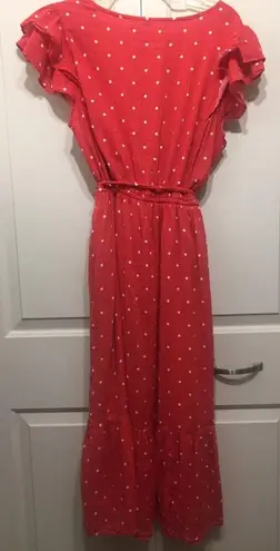 Old navy red polka dot dress online