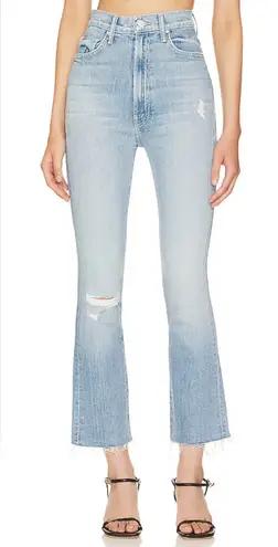 MOTHER The Tippy Top Insider Ankle Fray Sippin' Sweet Tea Jeans 26 Blue