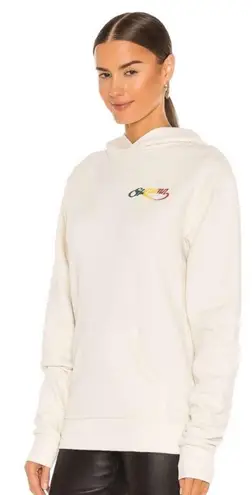 SPRWMN Revolve Script Logo Hoodie Hooded Sweatshirt Sweater Cream Long Sleeve