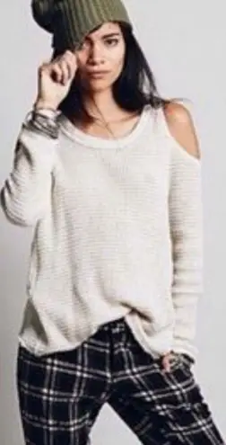 Ruby Moon Anthropology Cold Shoulder Sweater