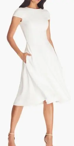 Dress the Population NWOT LIVIA GARNET RED FIT & FLARE DRESS sz XXL