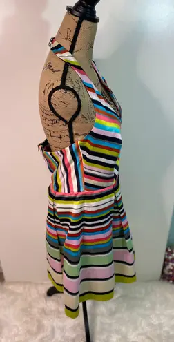 Gabby Skye Taylor Halter Striped Dress Size 10