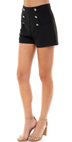 TCEC | High Waist Sailer Shorts | S | Black | CP9388 | Sample Sale