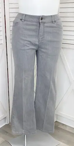 Christopher & Banks Bootcut Jeans Gray 10 Short